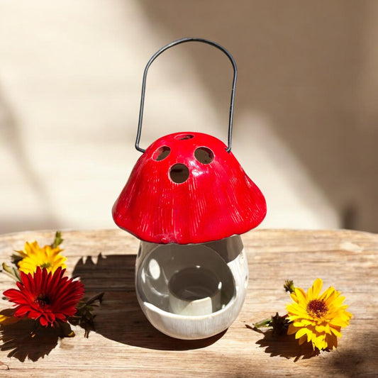 Vintage Inarco Japan Mushroom Candle Holder
