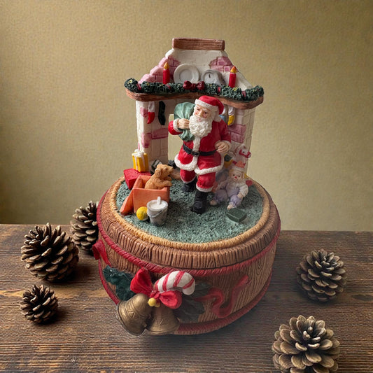 Lefton Santa Music Box – Vintage Christmas Collectible