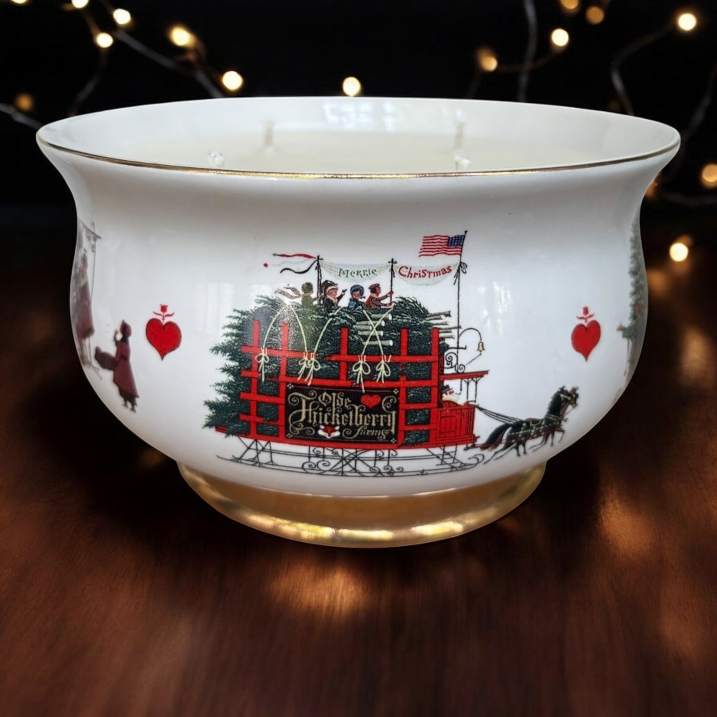 Charles Wysocki Vintage Teleflora Bowl Candle – Rustic Retreat (57oz)