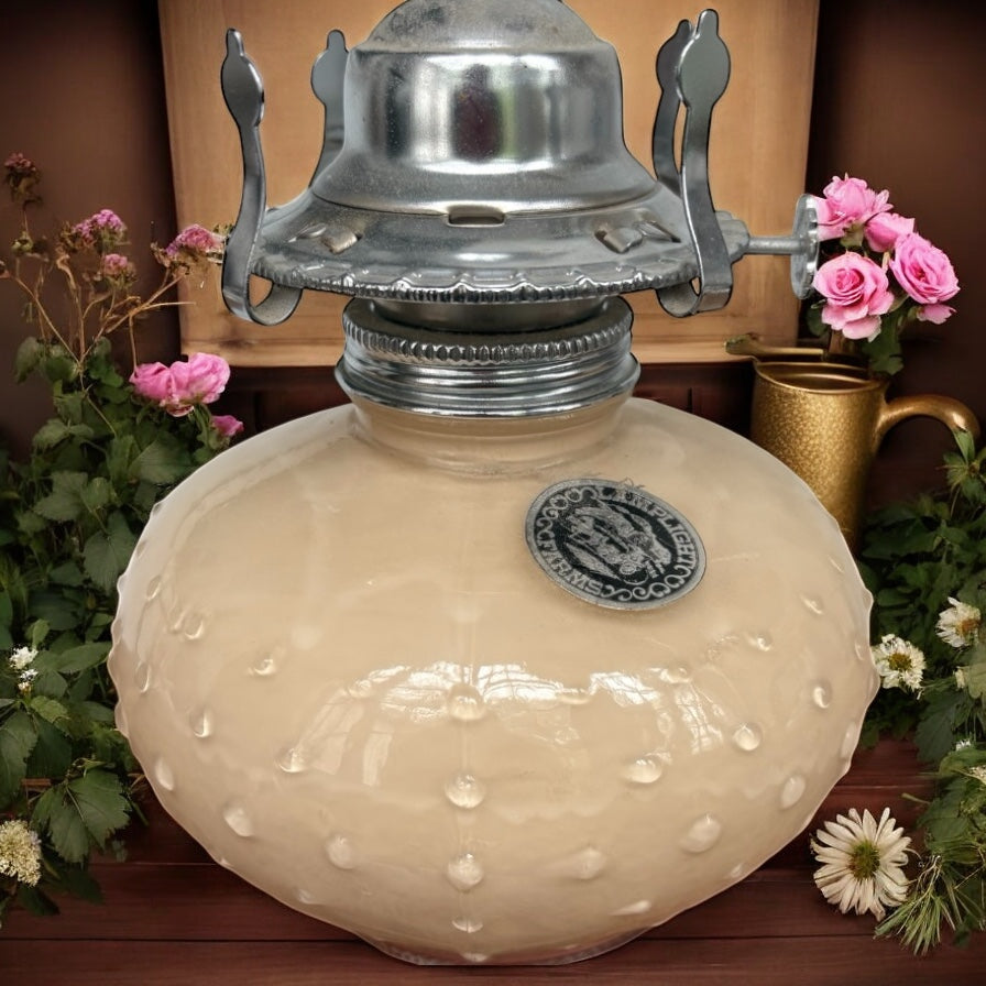 Lamplight Farms Vintage Hobnail Oil Lamp