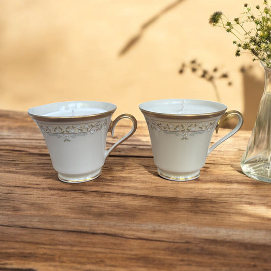 Lenox “Meadow Song” Tea Cup Candle- Mountain Trail  (5.5 oz)