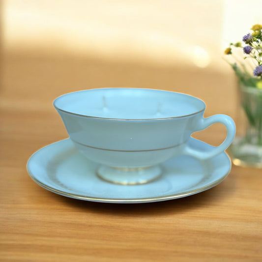 Vintage Lenox Imperial Teacup Candle- Mountain Trail  (4.5 oz)