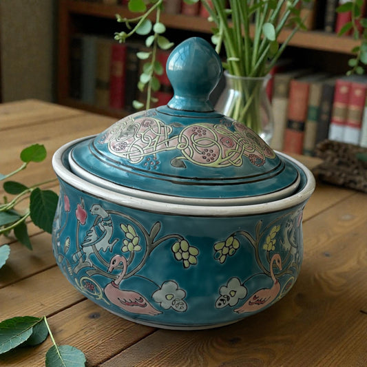 Jena Hall Ceramic Canister Candle – Black Cedarwood & Juniper (33oz)