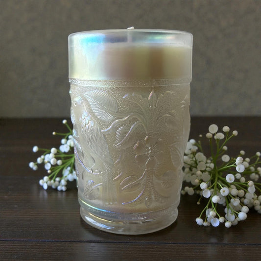 Imperial Carnival Glass Candle – Egyptian Warmth (6.5oz)